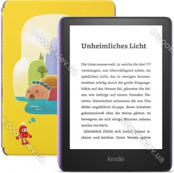 Amazon Kindle Paperwhite Kids 11. Gen black 16GB, without Advertising, incl. sleeve Robotertraum 